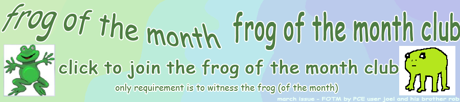frog of the month 2