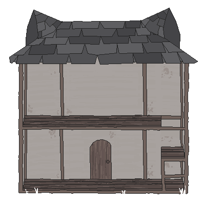 Large Wooden Cottage No Windows