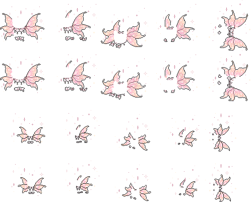 [Custom] Sakura Fairy Wing Lace Set