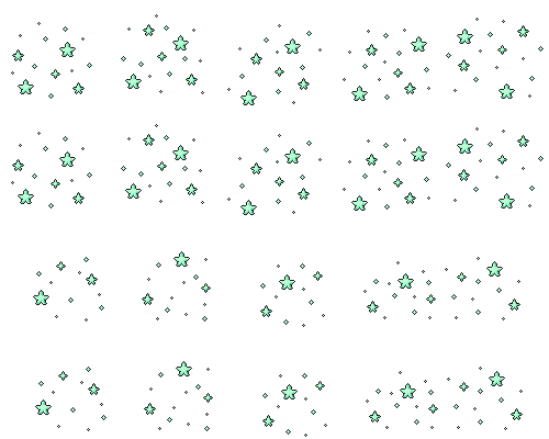 [Custom] Green Floating Stars