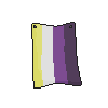 Hanging Nonbinary Flag