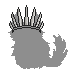Silver Spiked Crown